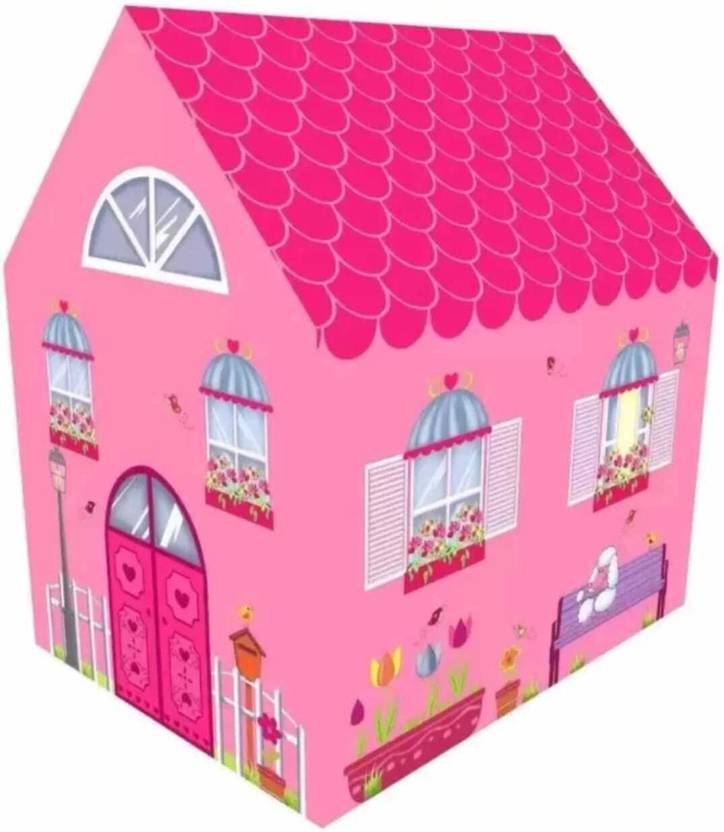 Toyskart Doll House kids play tent house toys for kids(Big Size)  (Pink)