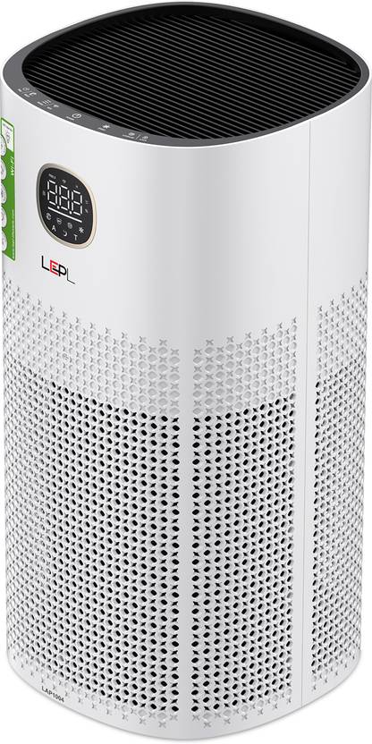 LEPL Synergy LAP1004 Antivirus HEPA & Carbon Filter, UV, WIFI, Touch&Digital display Portable Room Air Purifier  (White)