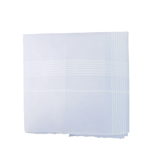 Men's King Size Formal Handkerchiefs for Office Use - Pack of 12 - Springkart 