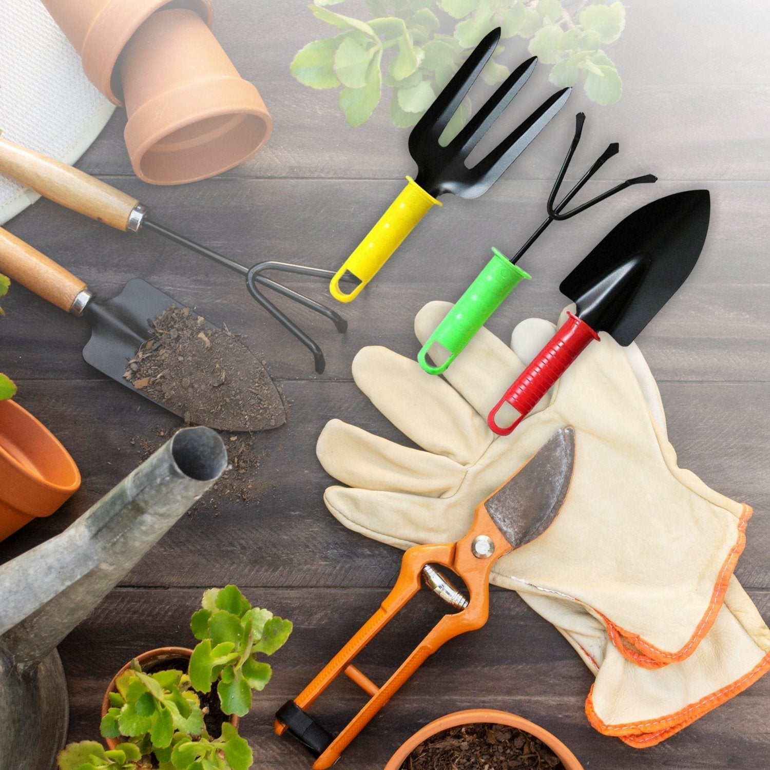 Colorfull Garden Tool Set Set of 3Pc - Springkart 