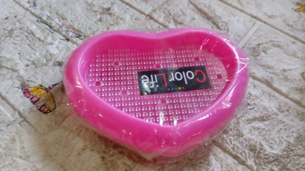 Bathroom Accessories Plastic Soap Case / Soap Dish / Soap Stand, Plastic Soap Case Soap Holder Soap Dish For Bathroom Kitchen Sink (Oval / Heart Shape Soap case / 1 pc ) - Springkart 