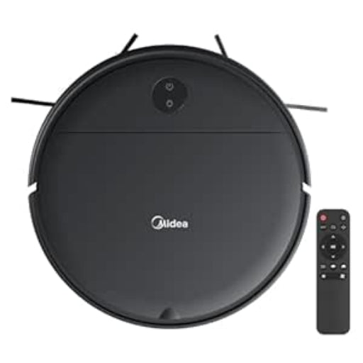 Midea I2A Robotic Vacuum Cleaner with Remote |Wet & Dry |BLDC Motor | 1200Pa Strong Suction | Anti Fall Function | Anti-Collision & Auto Return Charge Function