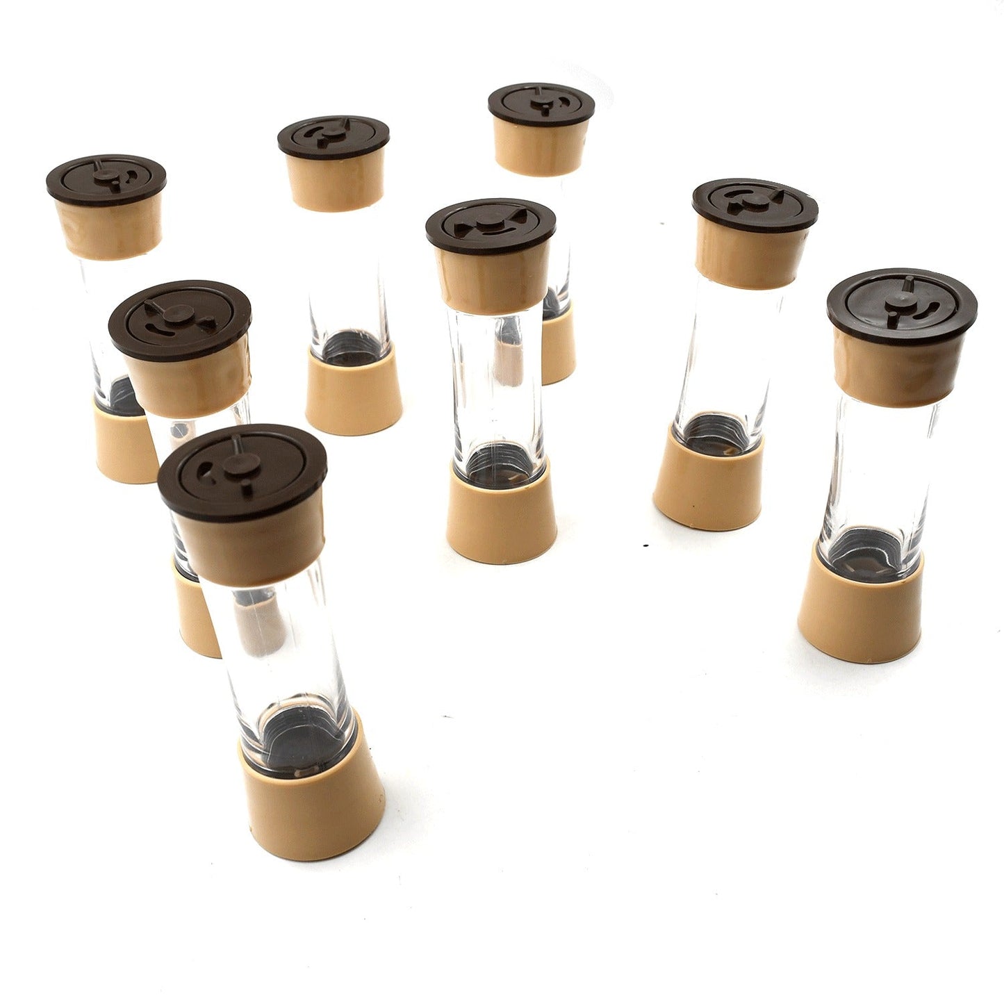 Revolving Spice Rack, 8 Spice jars with 120 ml, Condiment Set - Springkart 