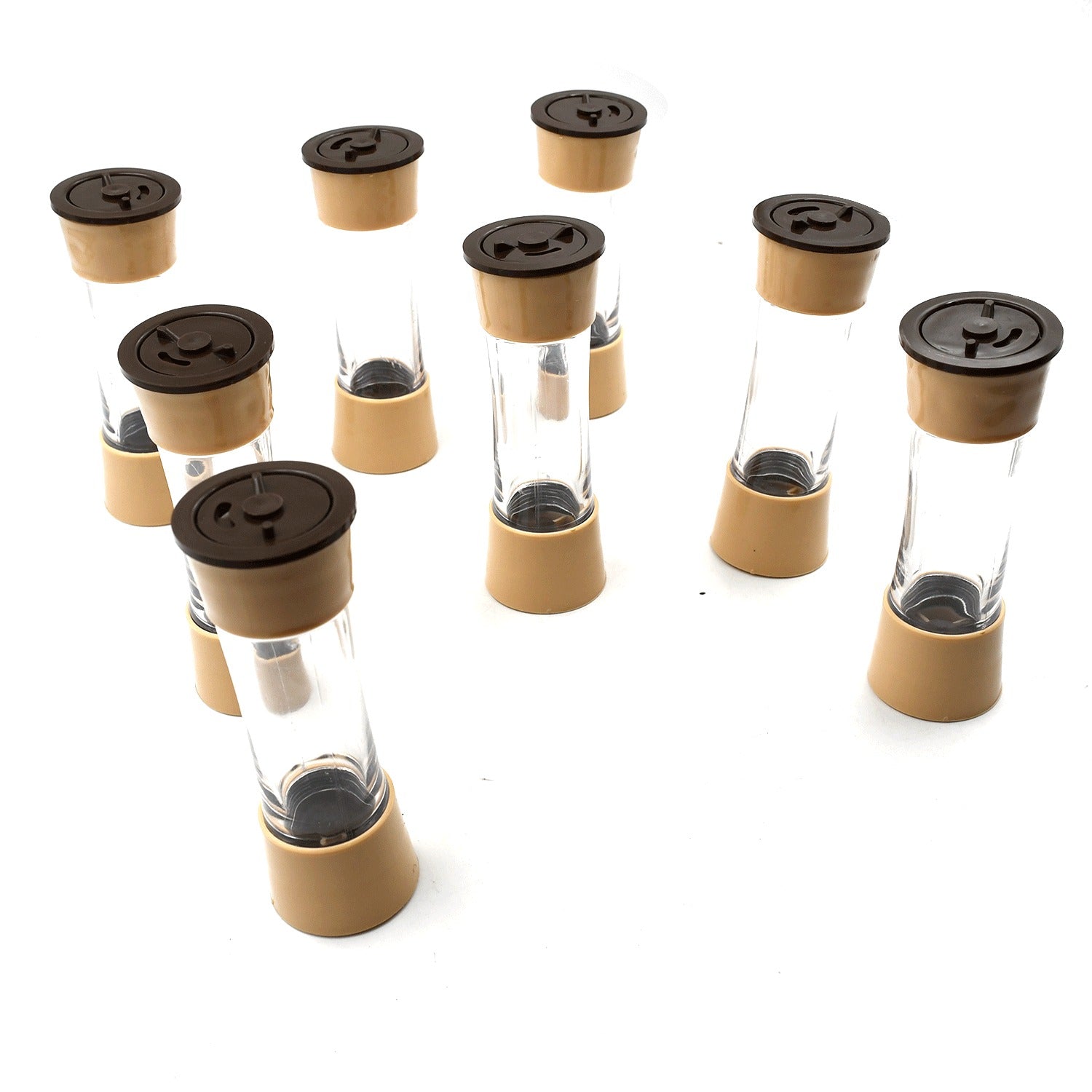Revolving Spice Rack, 8 Spice jars with 120 ml, Condiment Set - Springkart 