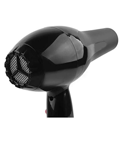 Modern hair dryer with hot and cold air settings.