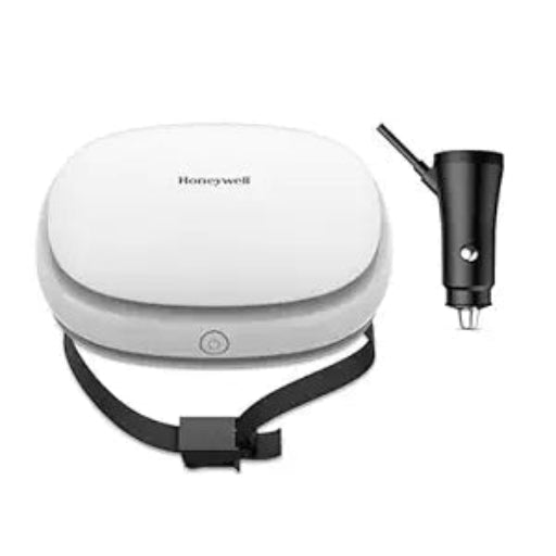Honeywell Move Pure3 Car Air Purifier, Hepa filter & Formaldehyde which removes 99.9% dust & smoke, CADR upto24 m³/h with 3xUSB ports, 2 Years Manufacturer Warranty