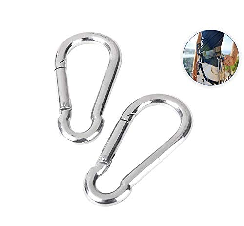 Keychain Heavy Duty 304 Stainless Steel Swing Connector for Weightlifting Mountain Climbing Sport Gym Home Outdoor - Springkart 