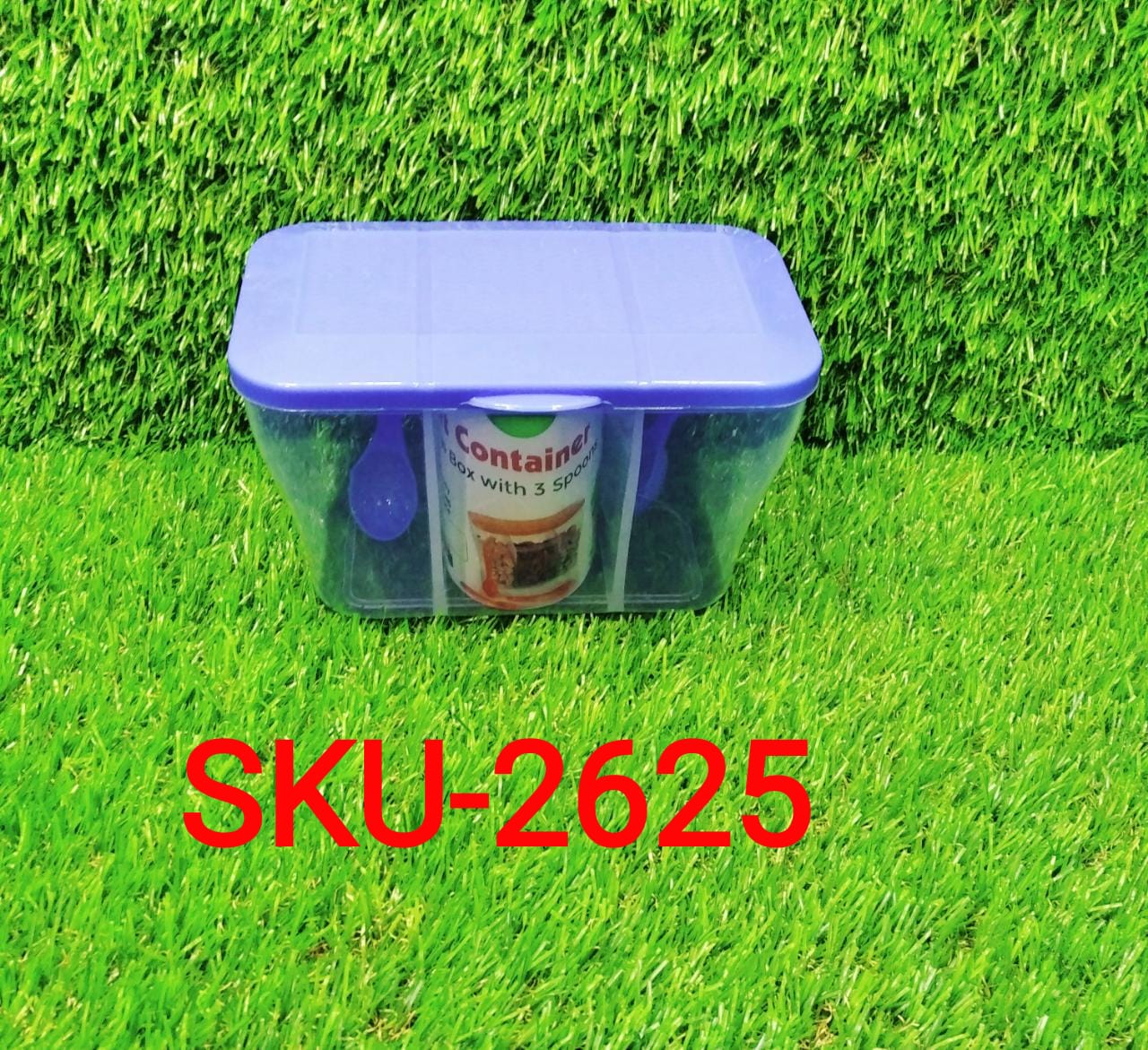 Plastic Square Storage Organiser Container (750ML Capacity) - Springkart 