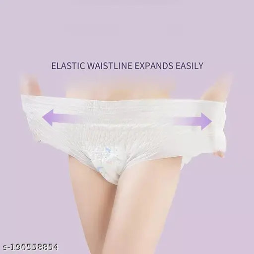 Period Panty For Sanitary Protection- Super Absorbent, Heavy Flow Disposable Overnight Panties Sanitary Pad / Padded Panty Sanitary Pad  (Pack of 10)