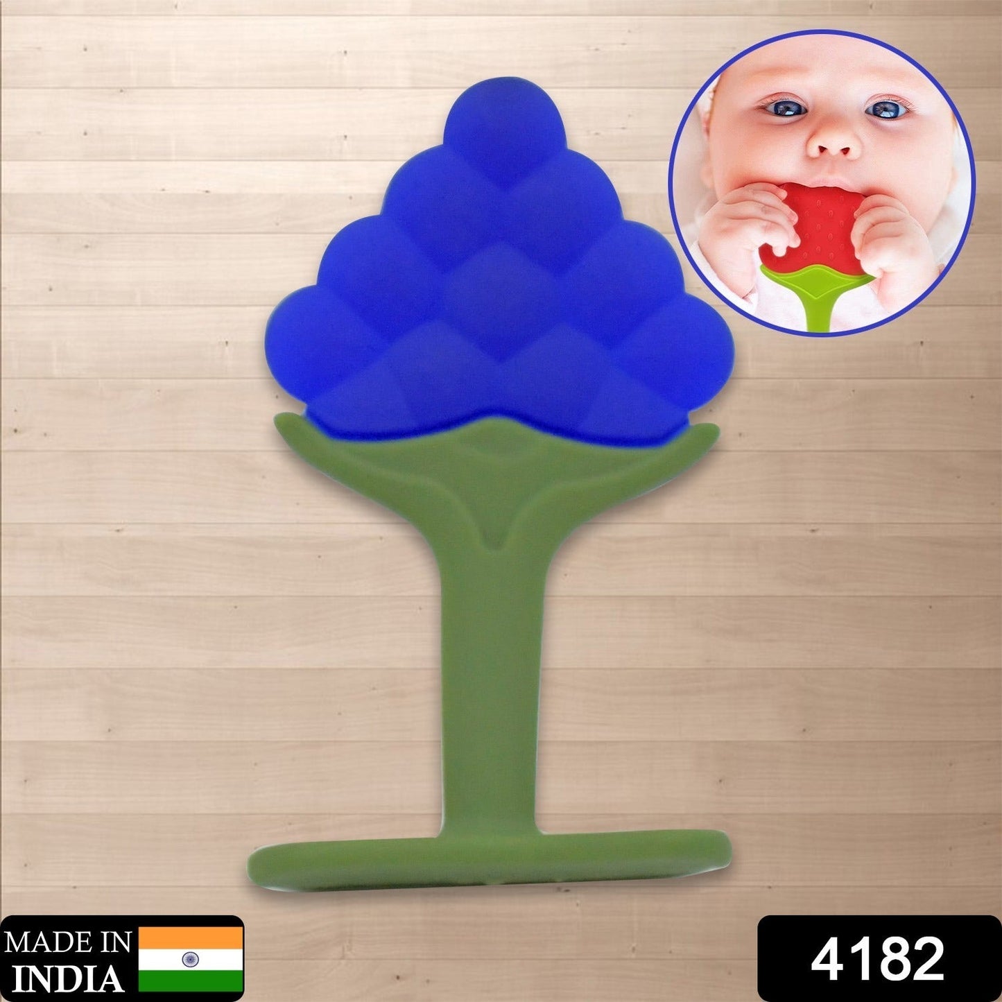 Soothe Baby's Gums: Safe & Fun Silicone Teether for Toddlers (3+ Months) - Springkart 