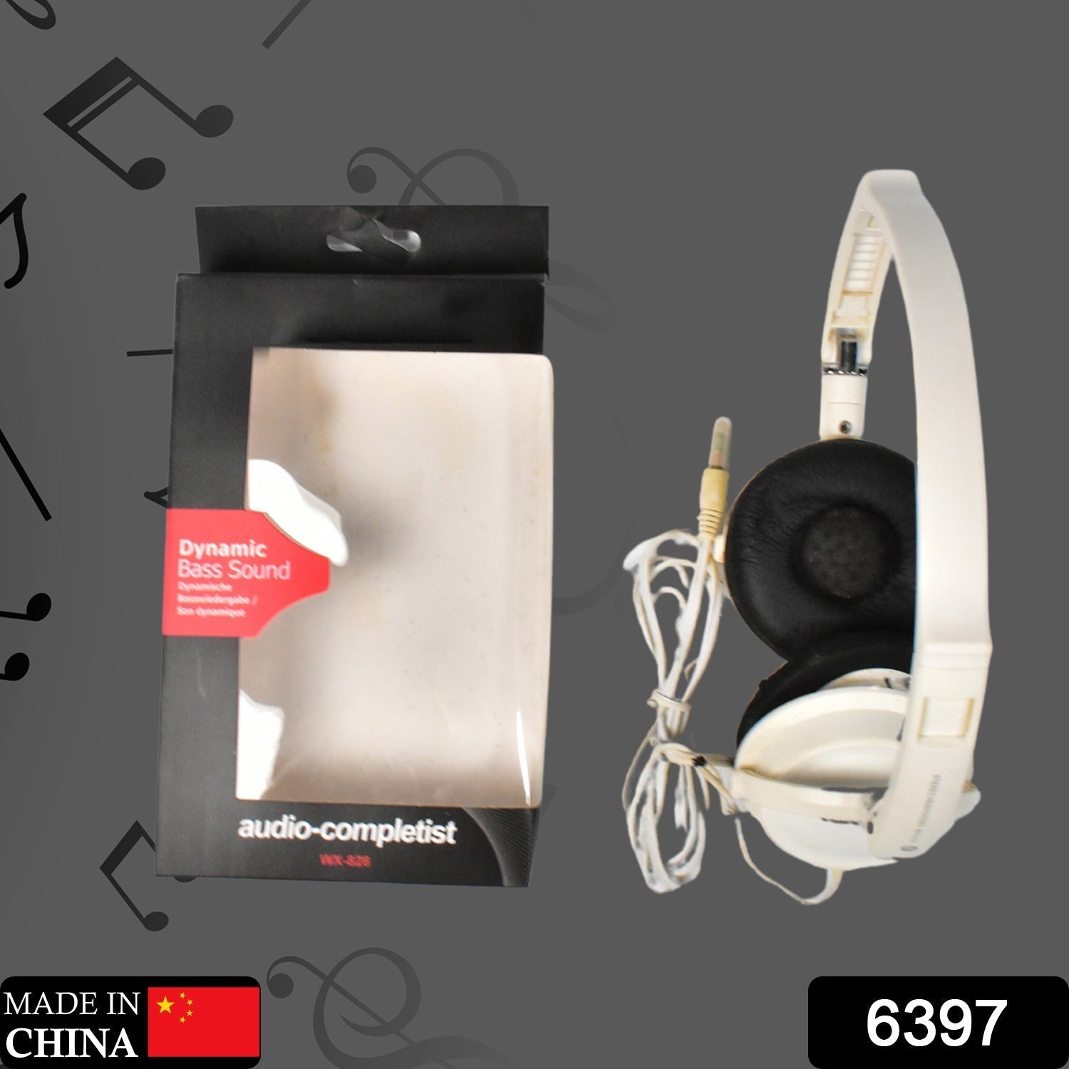 Foldable DJ Style Wired Headphones with Mic - Springkart 