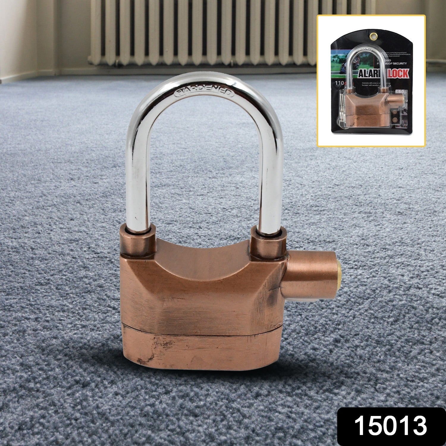 Security Alarm Metallic Lock System with 3 Keys (1 Set / Mix Color) - Springkart 