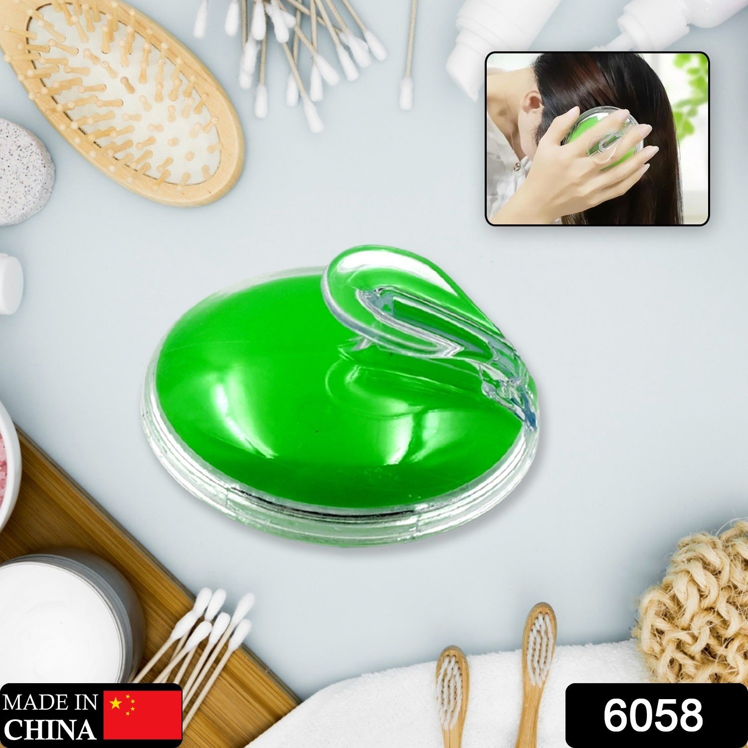Silicone Head Massager - Unisex, for Head Massage at Home or Office, Suitable for All Genders - Springkart 