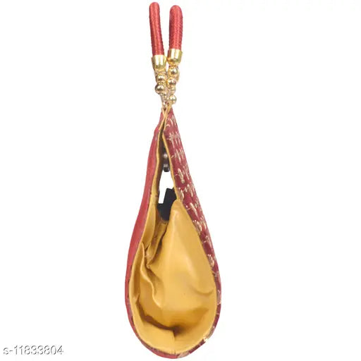Trendy Women's Red Clutch