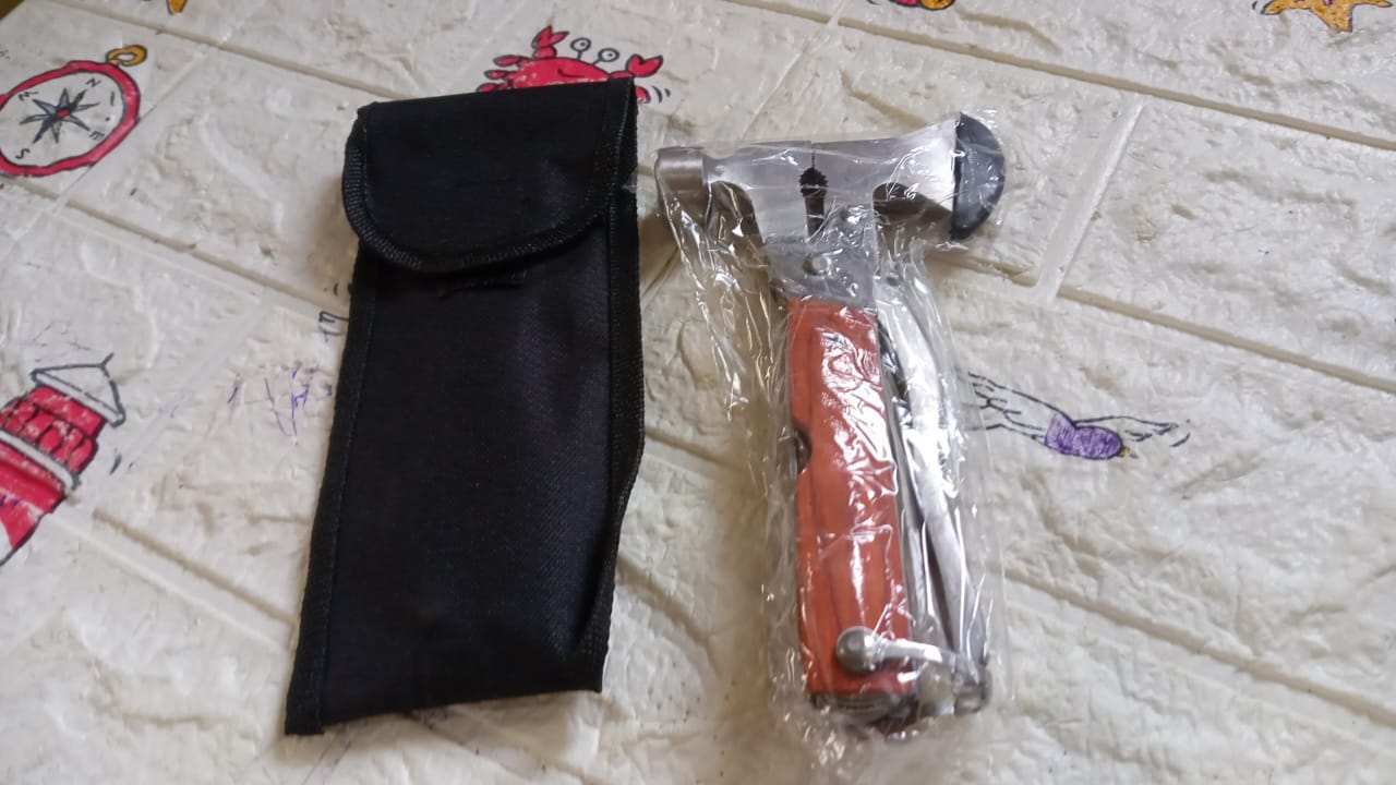 Fathers Day Gifts, Dad Birthday Gifts for Dad from Daughter Son, All in One Tools Hammer Multitool, Opener Screwdriver, Cool Gadget Christmas Gifts Stocking Stuffer for Men, Outdoor Camping - Springkart 