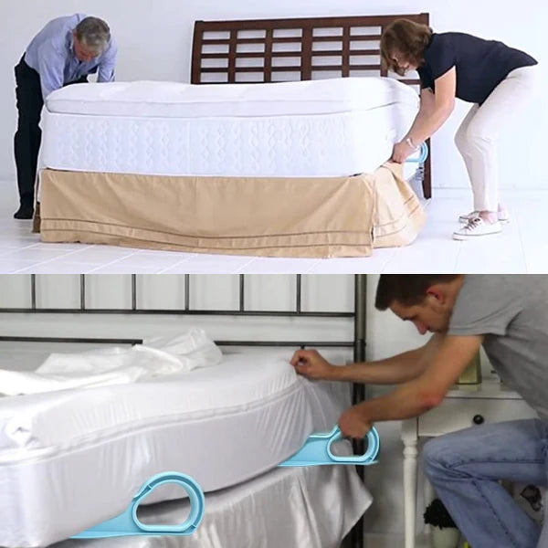 38 Cm Bedsheet Mattress Lifter Stand Tool, 2 in 1 Bedsheet Tucker Tool - Springkart 