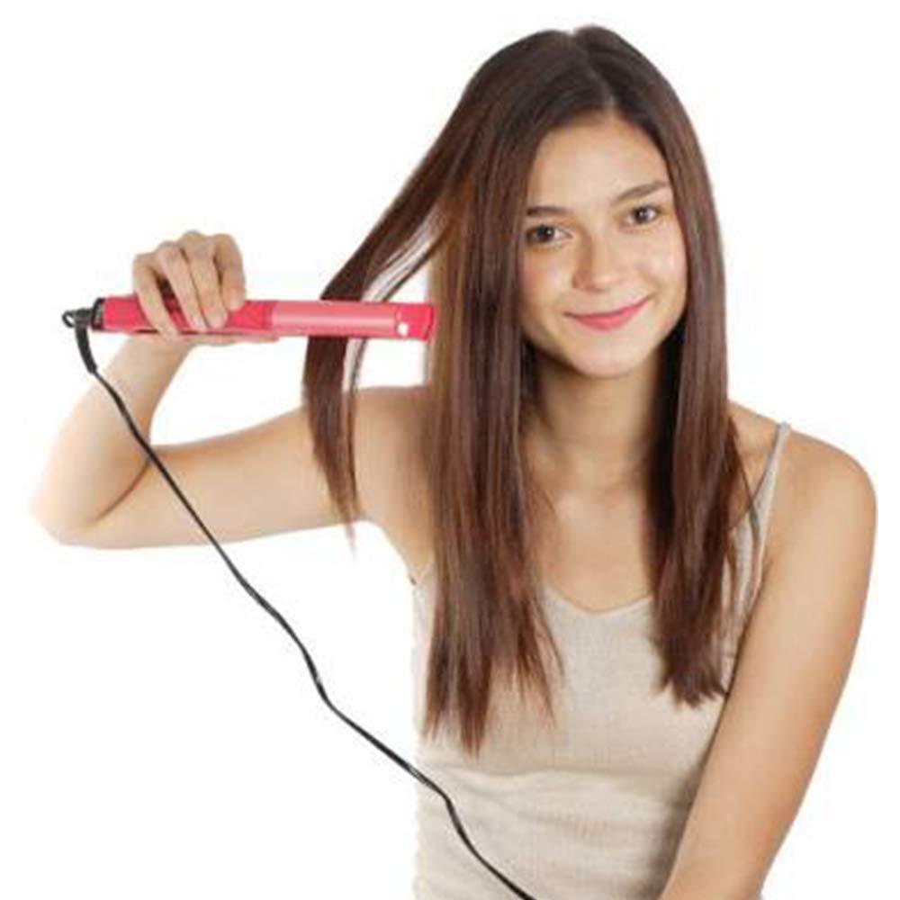 385 2 In 1 Hair Straightener And Curler Machine For Women Curl Straight Hair Iron - Springkart 