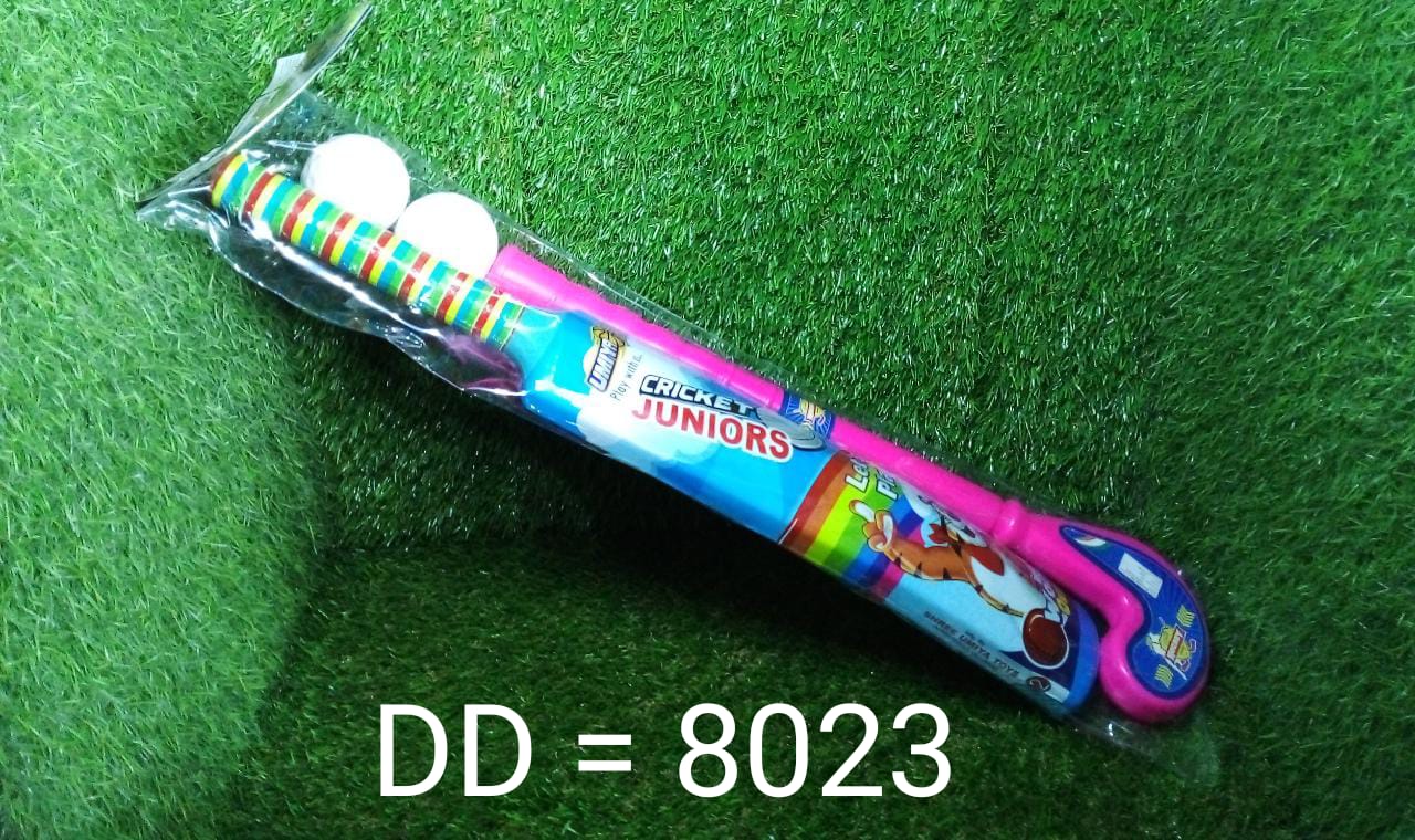 Combo of Light Weight Plastic Bat, Ball & Hockey for Kids - Springkart 