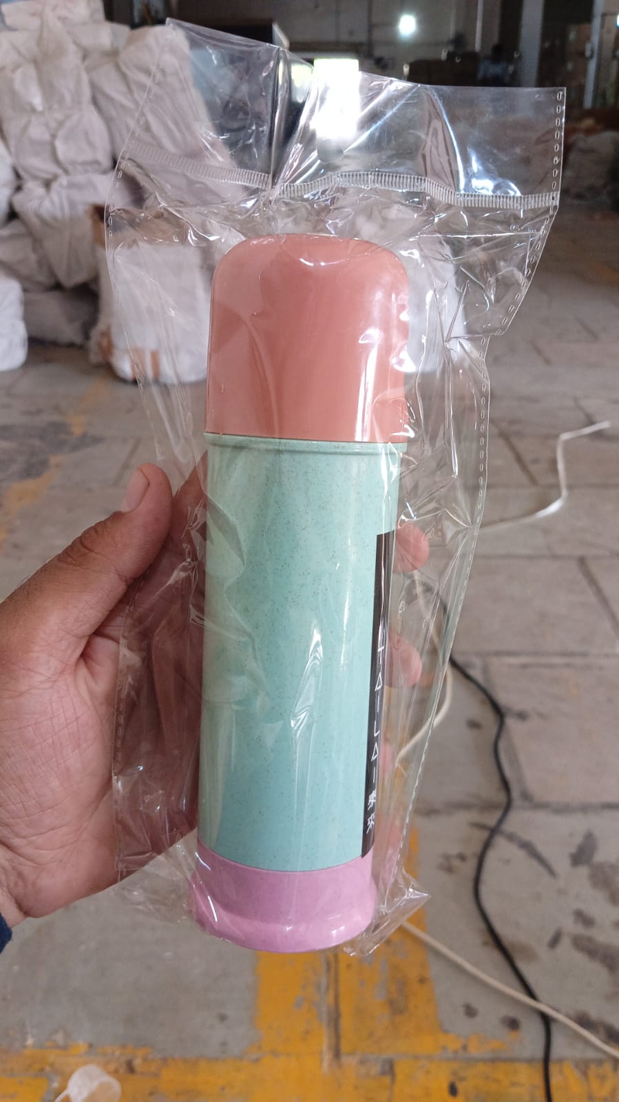 Portable Water Bottle (300 ML Approx / Mix Colors / Design) - Springkart 