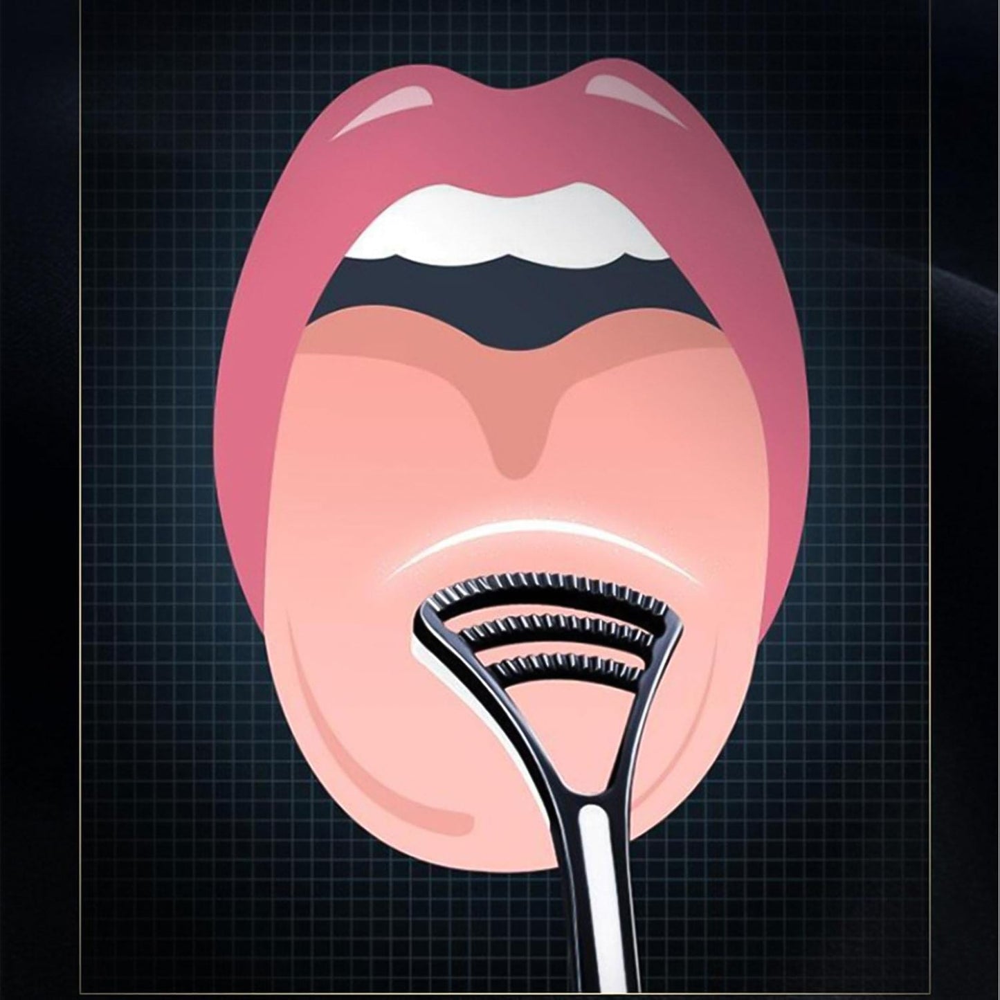 Plastic Dental Tongue Scraper Cleaner Brush (1 Pc) - Springkart 