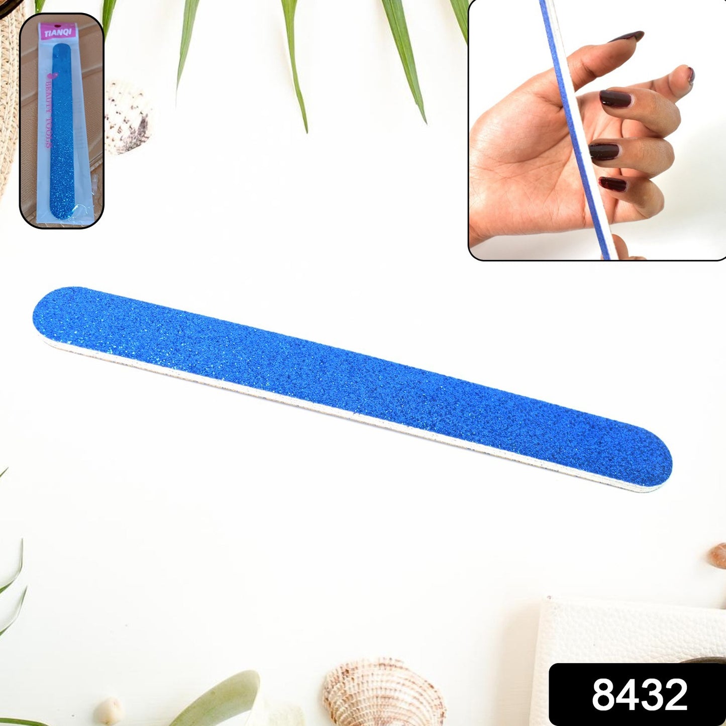Professional Nail Filer Double Sided For Nail Shaper Nail File ( 18 Cm ) - Springkart 