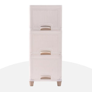 3-Layer Plastic Storage Drawer Organizer – Multi-Purpose Cabinet for Home, Office & Kids Room
