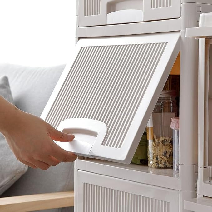 3-Layer Plastic Storage Drawer Organizer – Multi-Purpose Cabinet for Home, Office & Kids Room