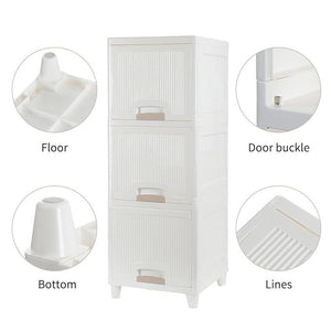 3-Layer Plastic Storage Drawer Organizer – Multi-Purpose Cabinet for Home, Office & Kids Room