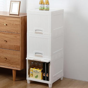 3-Layer Plastic Storage Drawer Organizer – Multi-Purpose Cabinet for Home, Office & Kids Room
