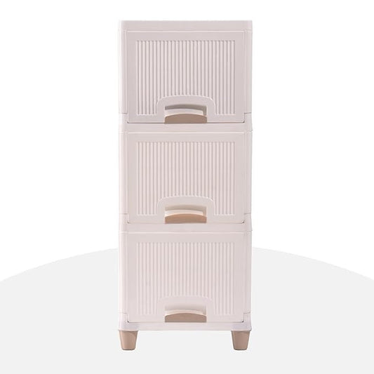 3-Layer Plastic Storage Drawer Organizer – Multi-Purpose Cabinet for Home, Office & Kids Room