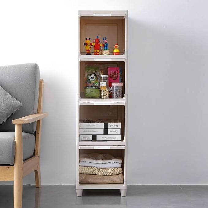 4-Layer Plastic Storage Drawer Cabinet – Multi-Purpose Organizer for Clothes, Toys & Essentials