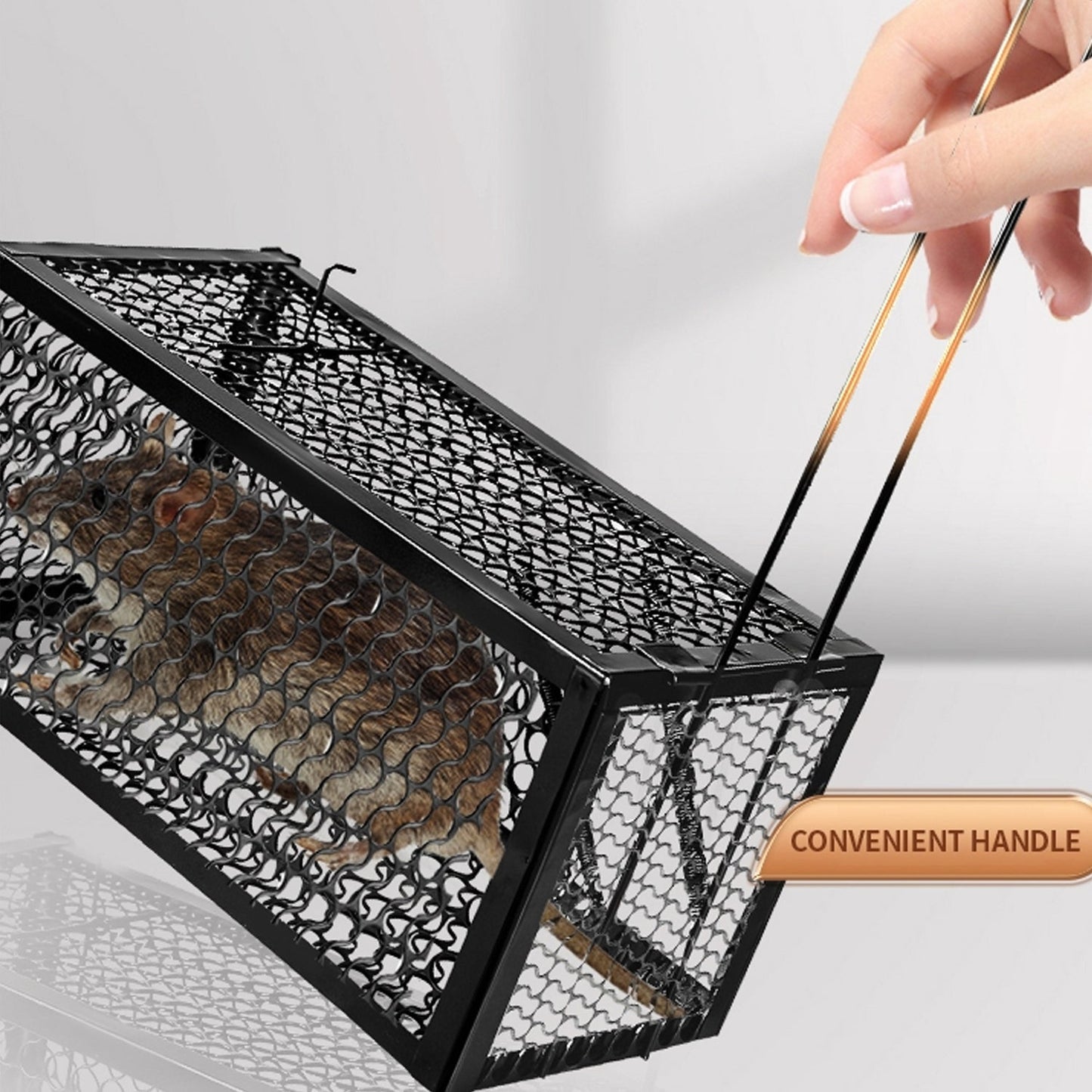 Foldable Mouse Trap Squirrel Trap Small Live Animal Trap Mouse Voles Hamsters Live Cage Rat Mouse Cage Trap for Mice Easy to Catch and Release - Springkart 