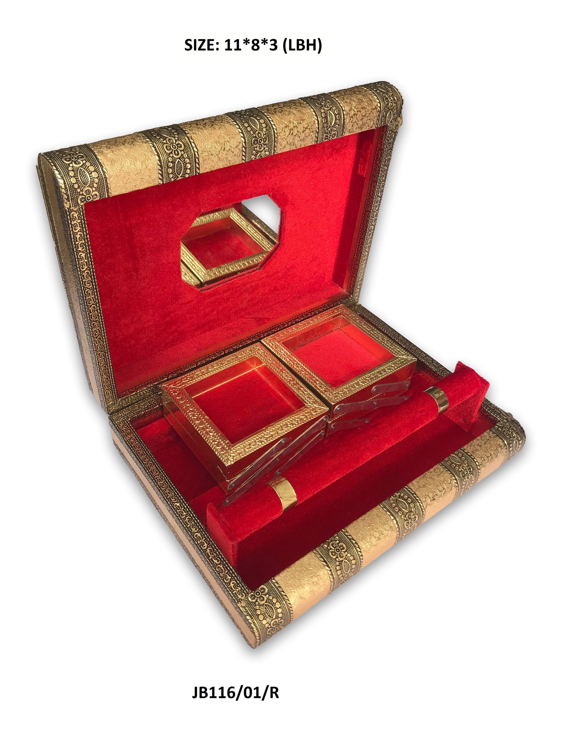 Jewellery Jewel Boxes Storage Box Organizer Gift Box for Women Necklace Earring Set Bangles Churi Gift for Women - Springkart 