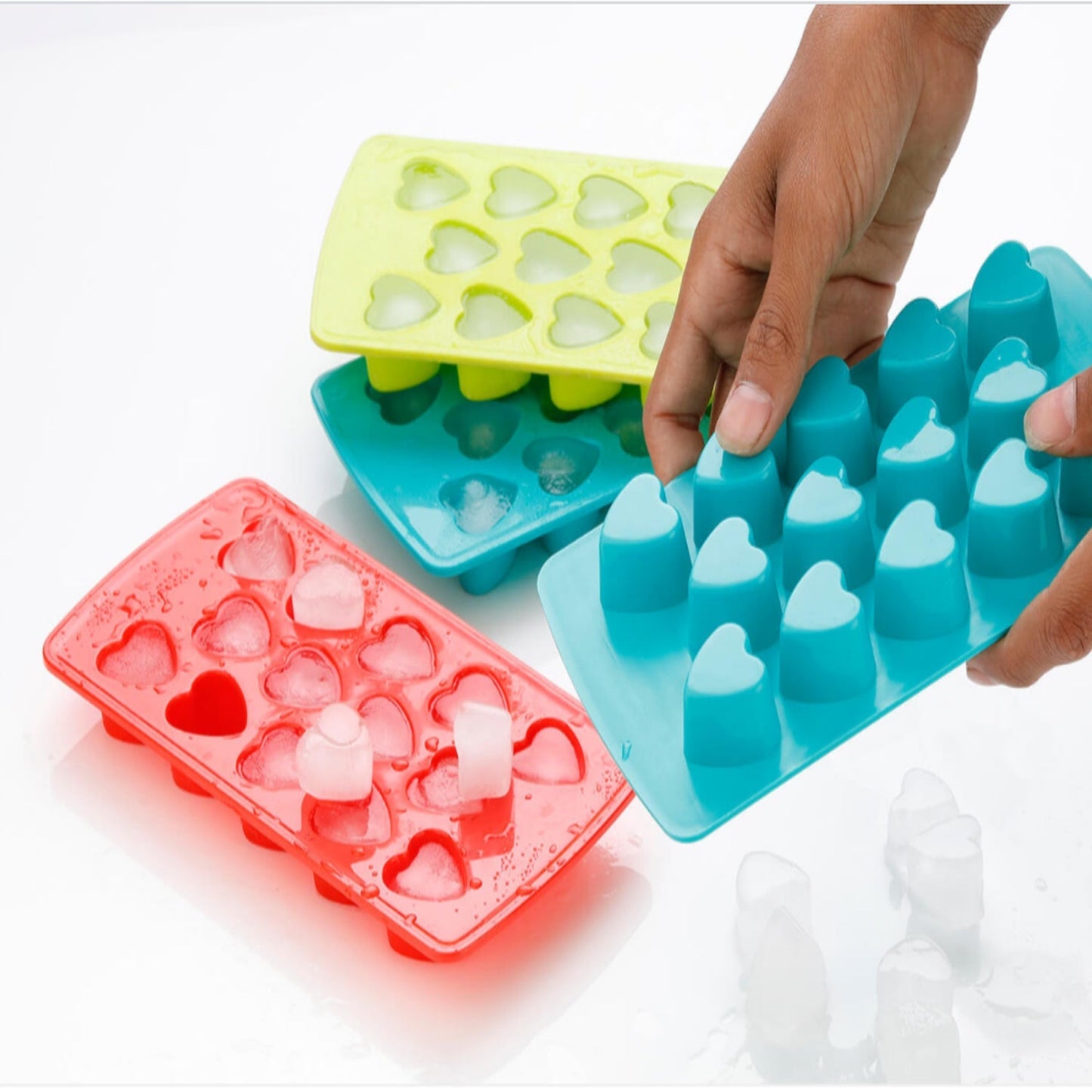Heart Shape Ice Cube Tray - Springkart 