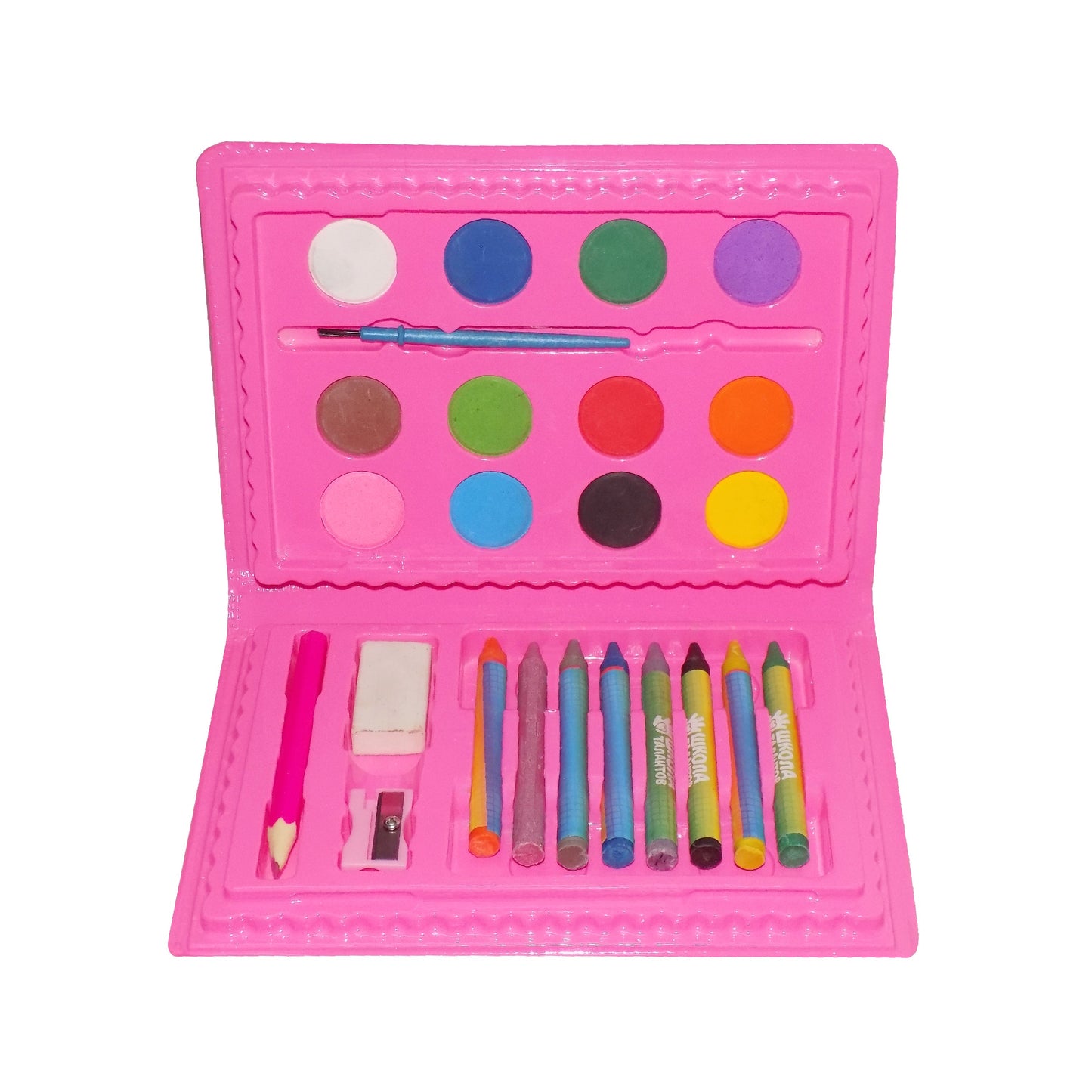 Coloring Combo Colors Box Color Pencil, Crayons, Water Color, Sketch Pens (Set of 24) - Springkart 