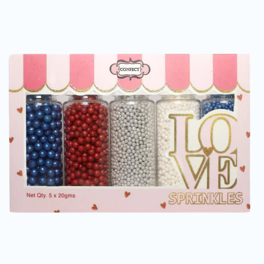 Patriotic Disco Balls Assorted Sprinkles (DB-03) - 100Gms