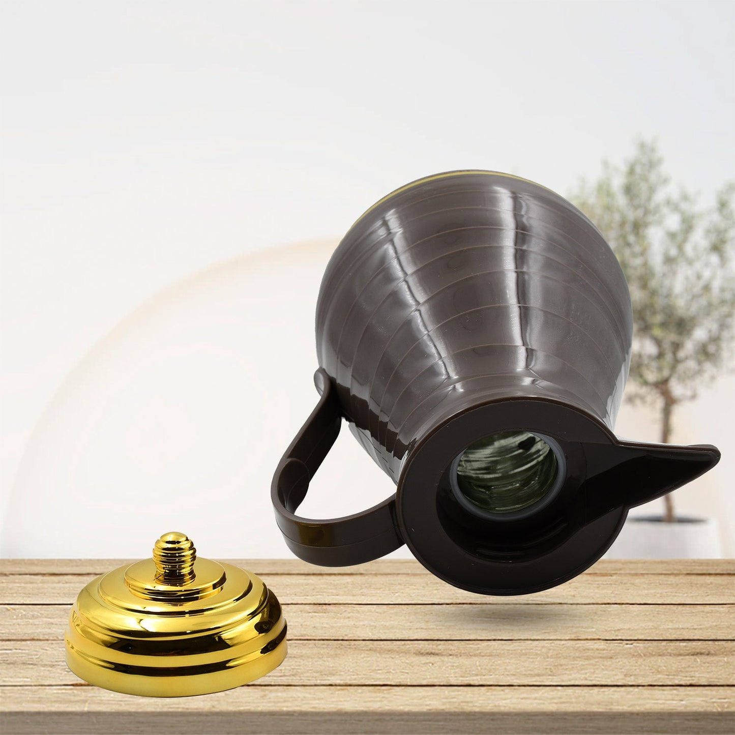 Insulated Tea Kettle Hot and Cold Premium Tea Kettle 1Ltr Kettle | Easy to Carry | Leak Proof | Tea Jug | Coffee Jug | Water Jug | Hot Beverages - Springkart 