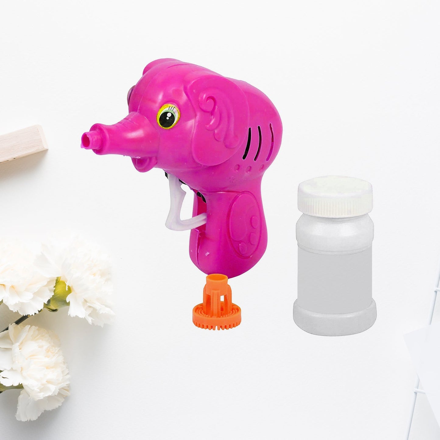 Bubble Gun Elephant Hand Pressing Bubble Gun Toy for Kids Bubble Liquid Bottle with Fun Loading - Springkart 