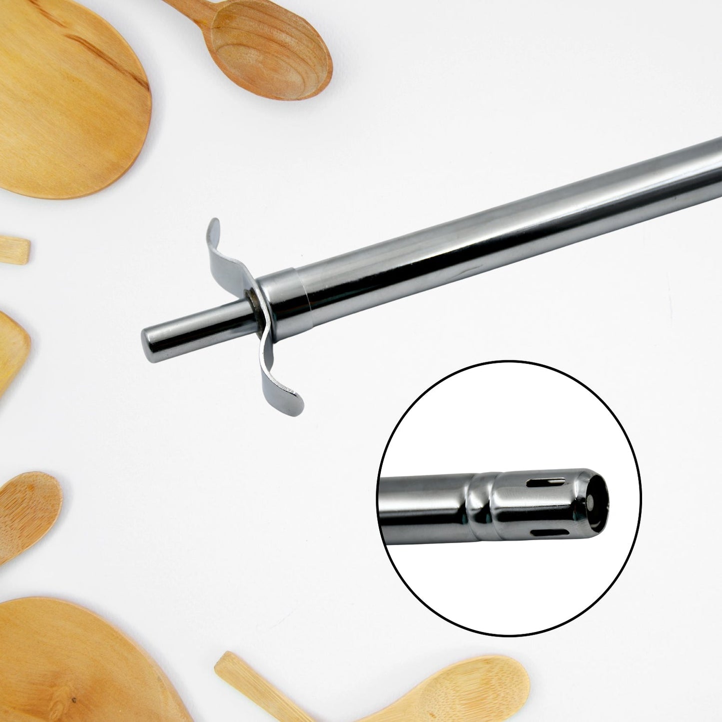 Big Stainless Steel Gas Lighter for Kitchen Gas Stove, Long Spark Lighter for Kitchen Stove, Unbreakable Lighters for Gas Stoves, Restaurants & Kitchen (31 Cm / 1 Pc) - Springkart 