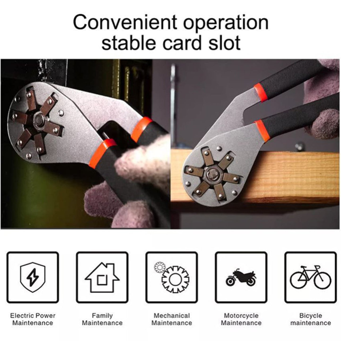 Multi-Function Hexagon Universal Wrench Adjustable Bionic Plier Spanner Repair Hand Tool (Small) Single Sided Bionic Wrench Household Repairing Wrench Hand Tool - Springkart 