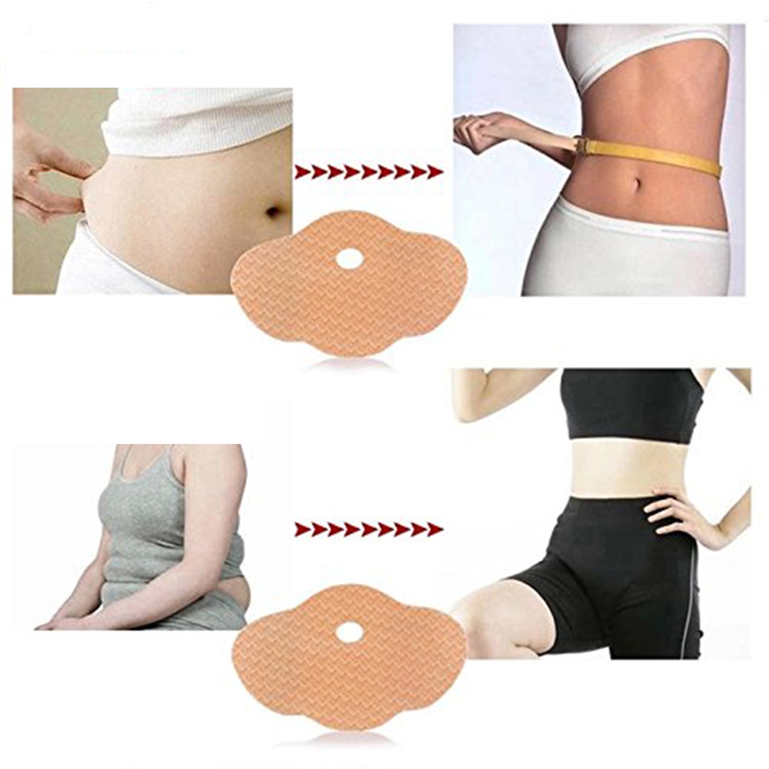 Navel slimming patch for reducing belly fat