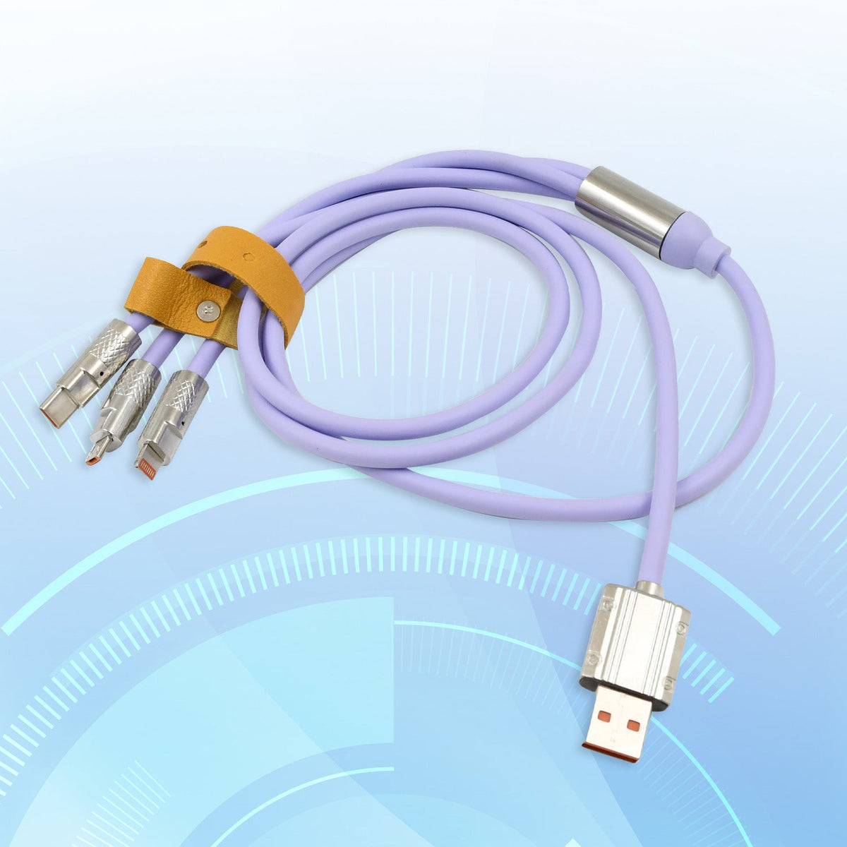 3 in 1 Multi Super Fast Charging Cable (1 Pc) - Springkart 