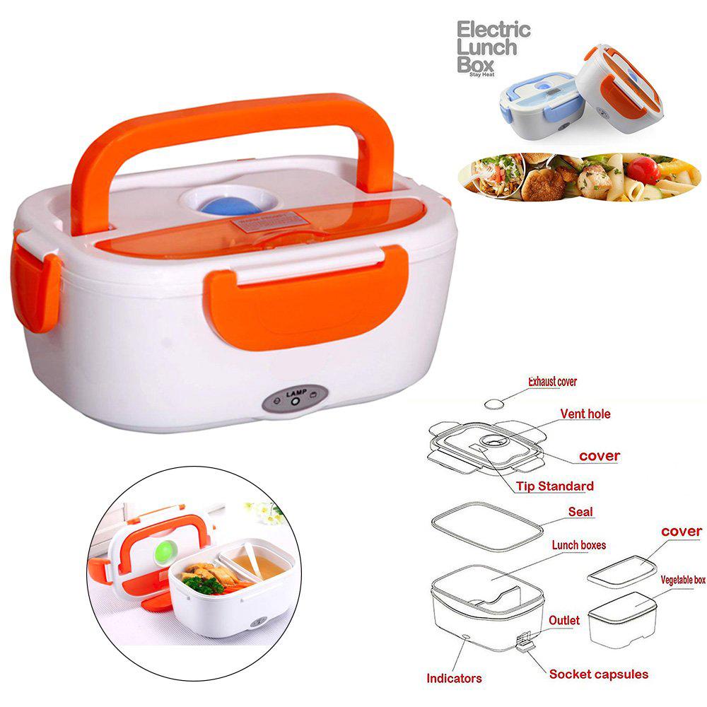Portable Lunch Dabba Electric foods Warmer Box Tiffin / Portable Electric Heating Lunch Box - Springkart 