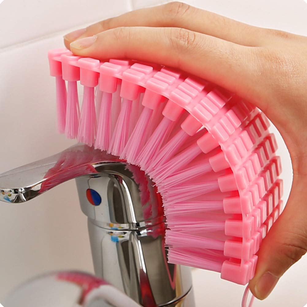 Multi-purpose flexible cleaning brush for home use