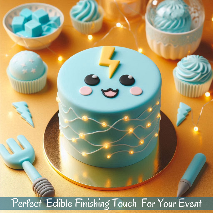Electric Blue Fondant | Edible Sugarpaste 250 Gm