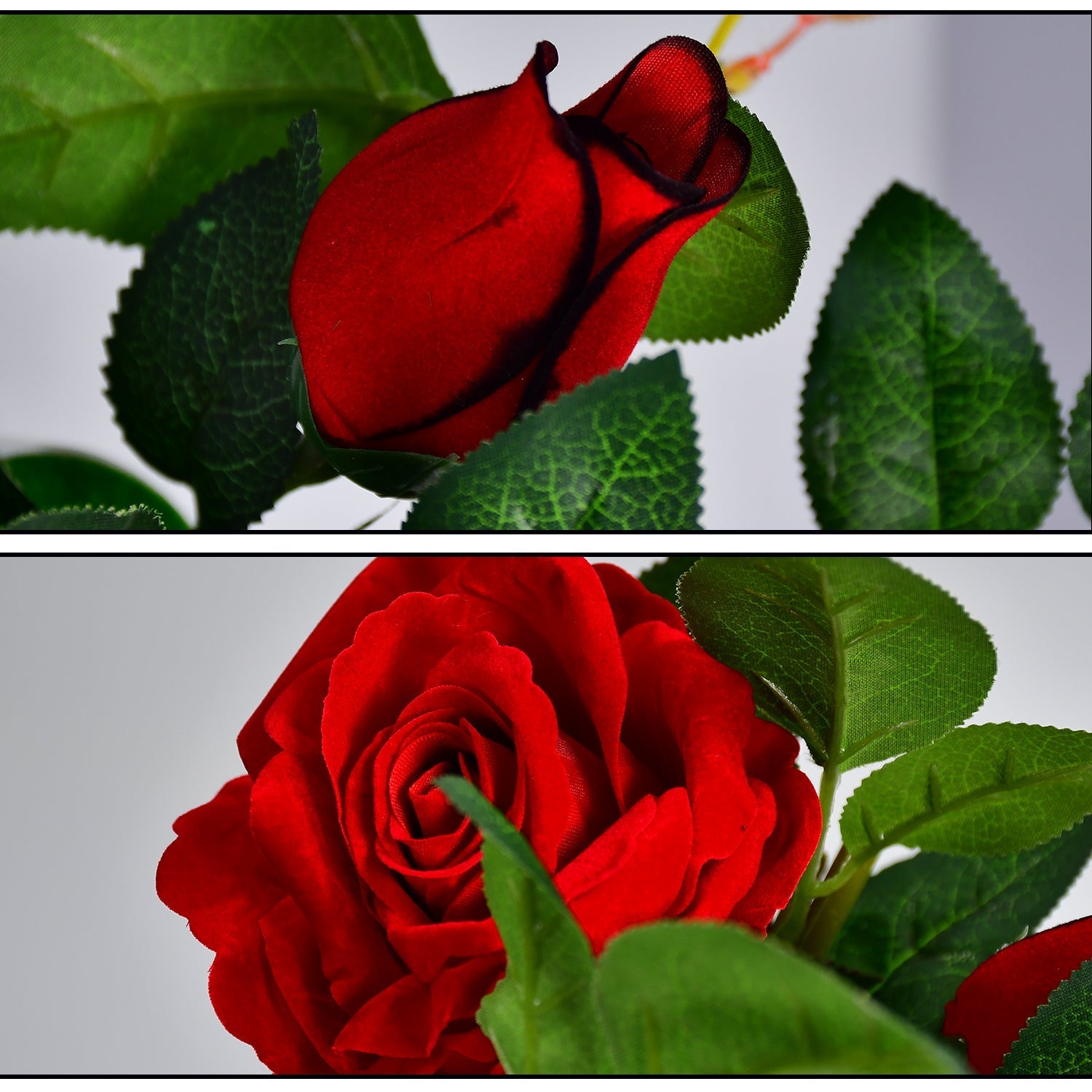 Artificial Rose Flower Plant With Pot, For Home Office Or Gift - Springkart 