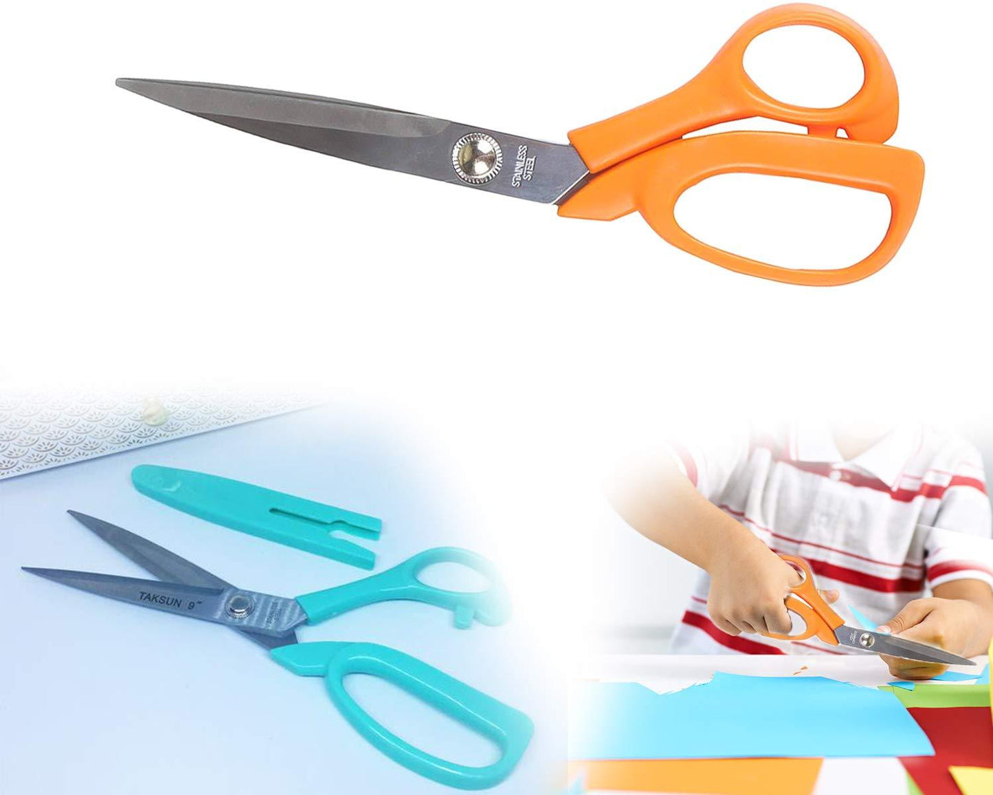 Carbo Titanium Stainless Steel Scissors (10.5 inch) - Springkart 