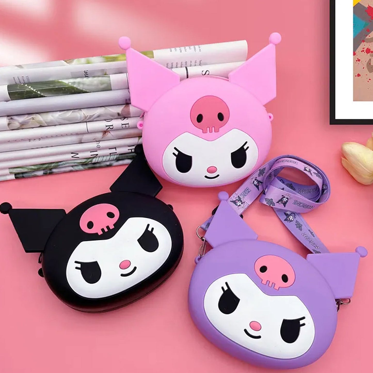 Cute Cartoon Girls' Backpack, Shoulder Bag / Purse, Portable, Mini Silicone Handbag Girls, Children's Bag/Purse for Girls Women, Gift Girls Bag Accessories (1 Pc Mix Color ) - Springkart 