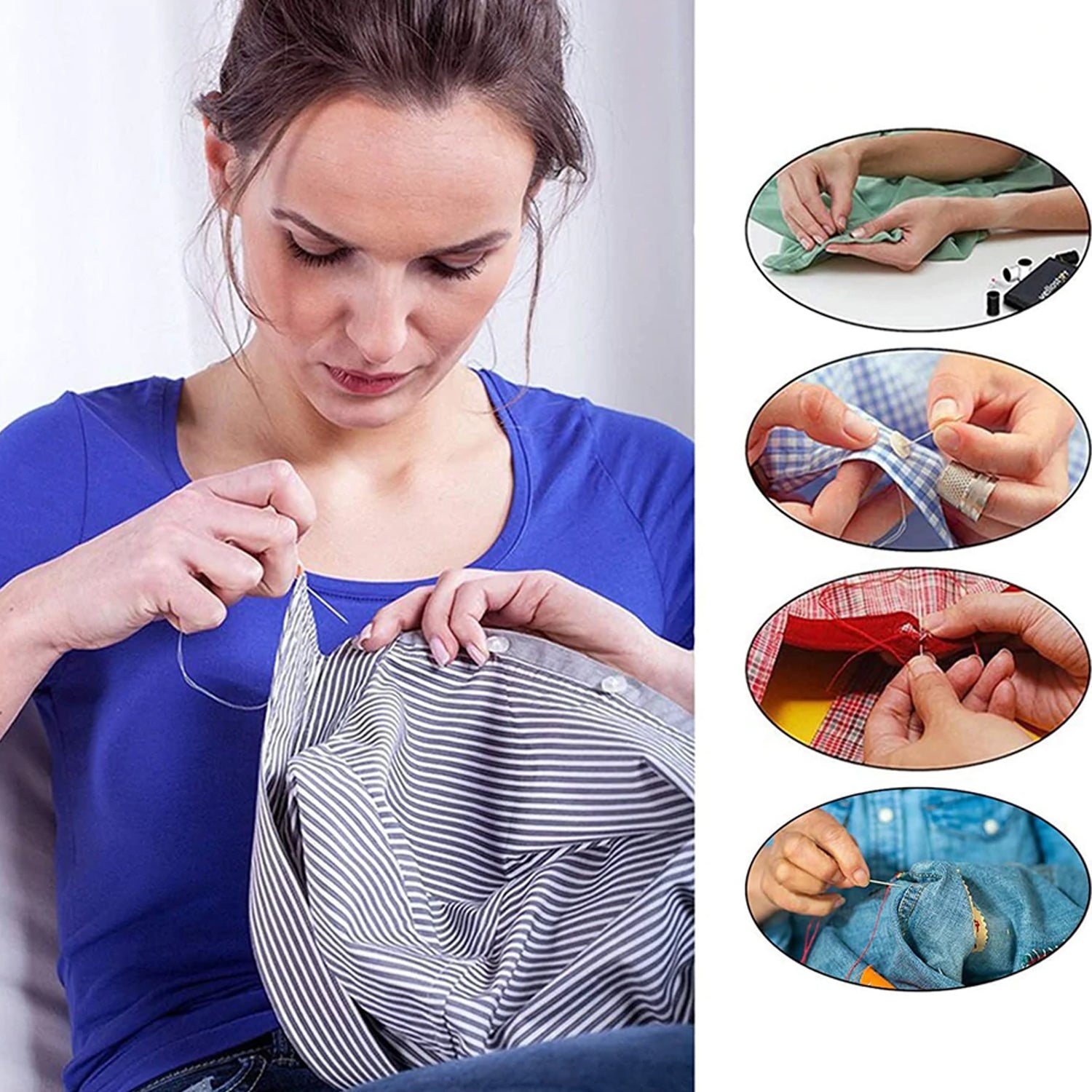 33Pc Purse Sewing Set For Carrying Various Sewing Items And Stuffs In It. - Springkart 