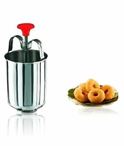 Stainless Steel Medu Vada And Donut Maker For Perfectly Shaped And Crispy Vada Maker - Springkart 